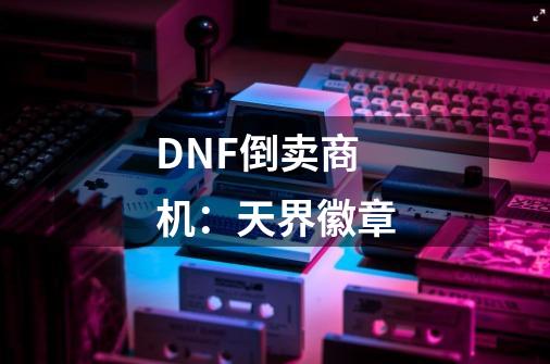 DNF倒卖商机：天界徽章-第1张-游戏信息-泓泰