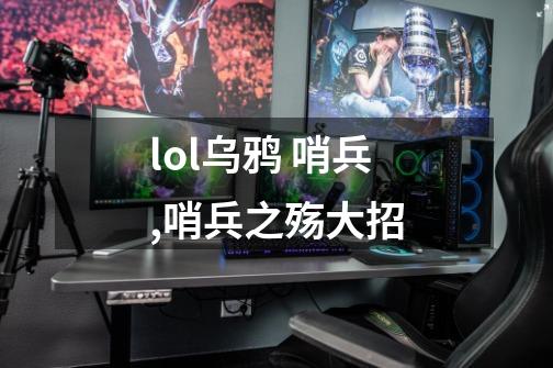 lol乌鸦 哨兵,哨兵之殇大招-第1张-游戏信息-泓泰