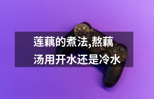 莲藕的煮法,熬藕汤用开水还是冷水-第1张-游戏信息-泓泰