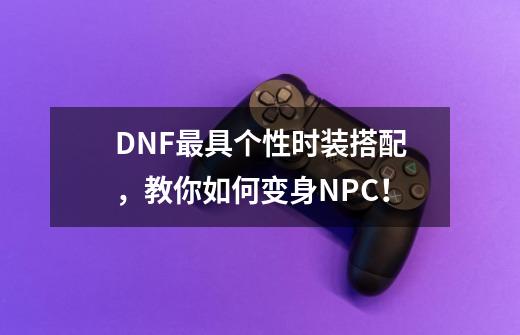 DNF最具个性时装搭配，教你如何变身NPC！-第1张-游戏信息-泓泰