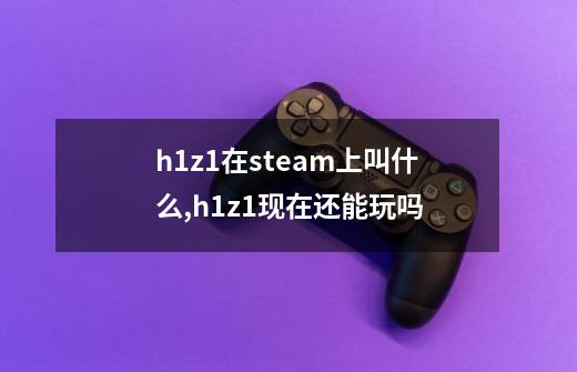 h1z1在steam上叫什么,h1z1现在还能玩吗-第1张-游戏信息-泓泰