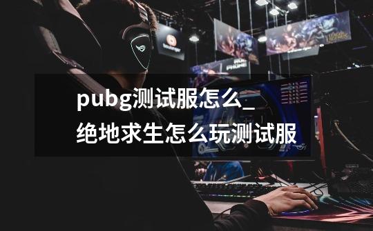 pubg测试服怎么_绝地求生怎么玩测试服-第1张-游戏信息-泓泰