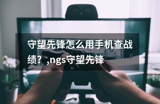 守望先锋怎么用手机查战绩？,ngs守望先锋-第1张-游戏信息-泓泰