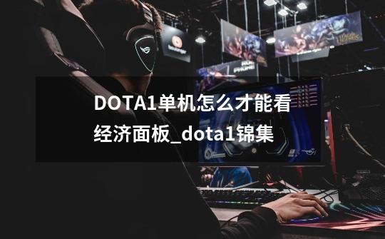 DOTA1单机怎么才能看经济面板_dota1锦集-第1张-游戏信息-泓泰