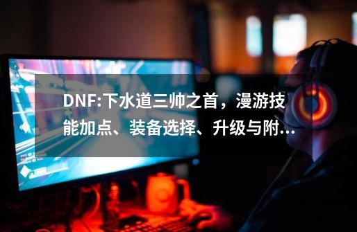 DNF:下水道三帅之首，漫游技能加点、装备选择、升级与附魔分析-第1张-游戏信息-泓泰