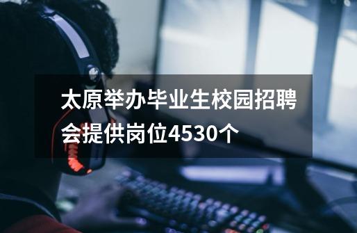 太原举办毕业生校园招聘会提供岗位4530个-第1张-游戏信息-泓泰