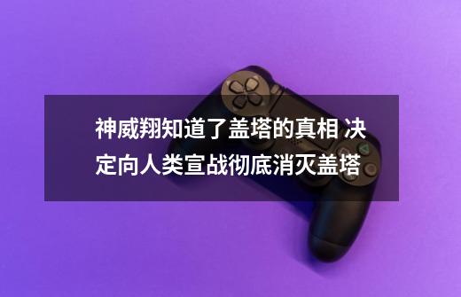 神威翔知道了盖塔的真相 决定向人类宣战彻底消灭盖塔-第1张-游戏信息-泓泰