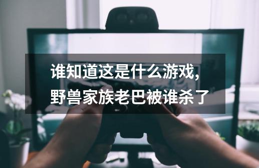 谁知道这是什么游戏,野兽家族老巴被谁杀了-第1张-游戏信息-泓泰