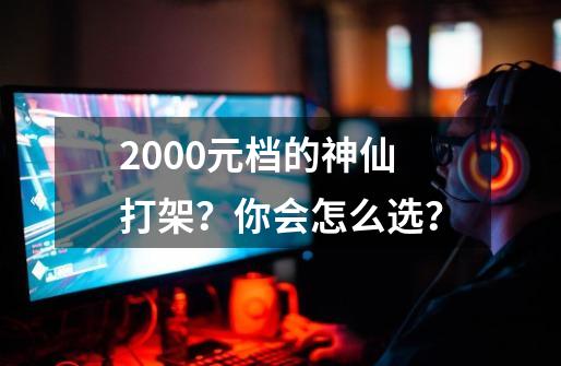 2000元档的神仙打架？你会怎么选？-第1张-游戏信息-泓泰