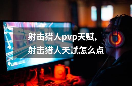 射击猎人pvp天赋,射击猎人天赋怎么点-第1张-游戏信息-泓泰