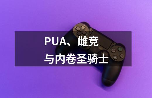 PUA、雌竞与内卷圣骑士-第1张-游戏信息-泓泰