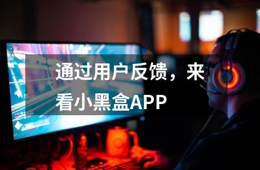 通过用户反馈，来看小黑盒APP-第1张-游戏信息-泓泰