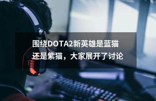 围绕DOTA2新英雄是蓝猫还是紫猫，大家展开了讨论-第1张-游戏信息-泓泰