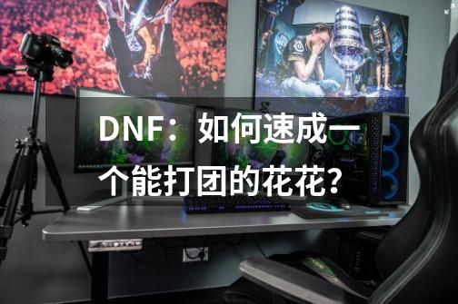 DNF：如何速成一个能打团的花花？-第1张-游戏信息-泓泰