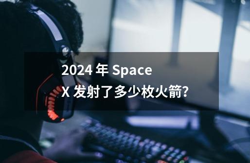 2024 年 SpaceX 发射了多少枚火箭？-第1张-游戏信息-泓泰