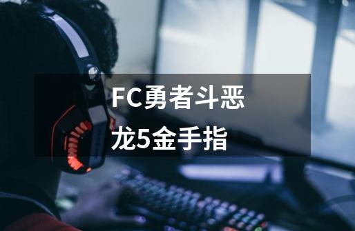 FC勇者斗恶龙5金手指-第1张-游戏信息-泓泰