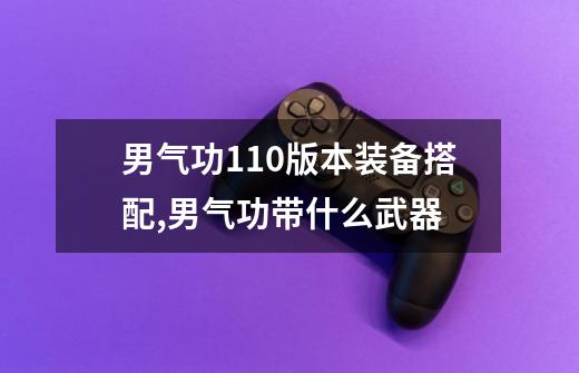 男气功110版本装备搭配,男气功带什么武器-第1张-游戏信息-泓泰